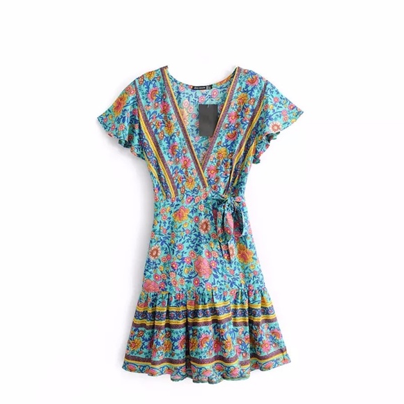 Boho print dress - Picture 5 of 7